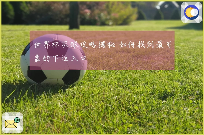 世界杯买球攻略揭秘 如何找到最可靠的下注入口
